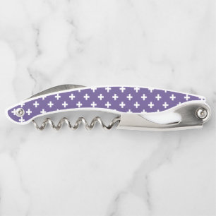 Tire-bouchon La polka blanche croise à l'ultra-violet