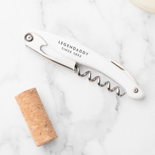 Tire-bouchon Legendaddy pour légendaire papas simple minimalist