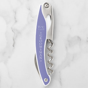 Tire-bouchon Mariage minimaliste Groomsman Peri ID954