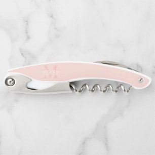 Tire-bouchon Monogramme et nom personnalisés de demoiselle d'ho