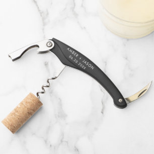 Tire-bouchon Monogramme fait sur commande personnalisé épousant