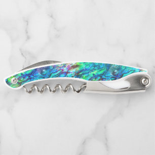 Tire-bouchon Nouvelle-Zélande Abalone Paua Shell Motif 1