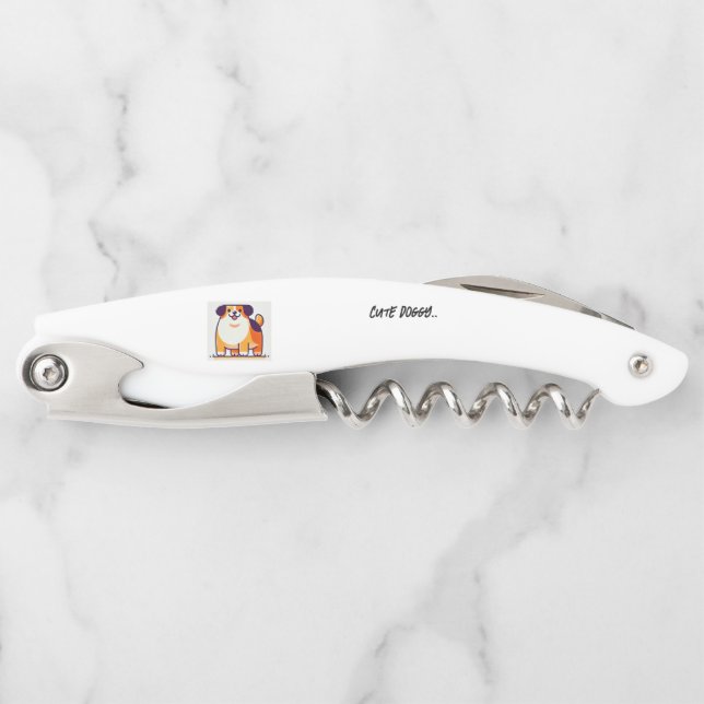 Tire-bouchon Ouverture de bouteille de chien mou (Devant)