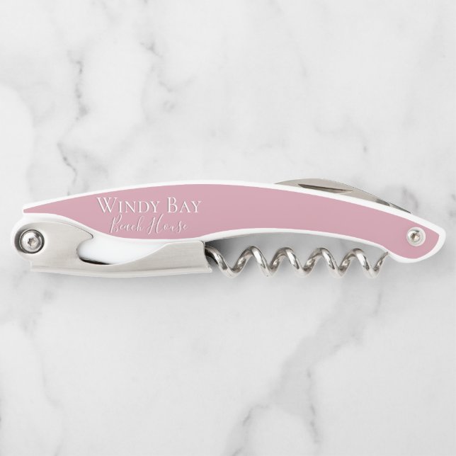 Tire-bouchon Pink Beach House Guest Cadeau Vis-Cadeau (Devant)