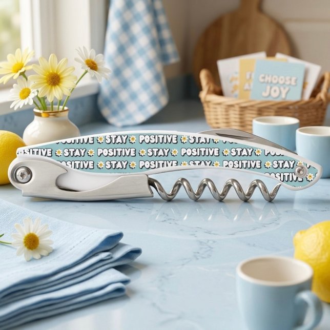 Tire-bouchon Restez Positif (Créateur téléchargé)