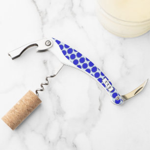 Tire-bouchon Ruban de fleurs bleues par Kenneth Yoncich