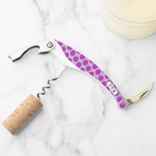 Tire-bouchon Ruban de fleurs violettes par Kenneth Yoncich