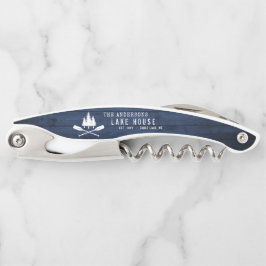 Tire-bouchon Rustic Lake House Boat