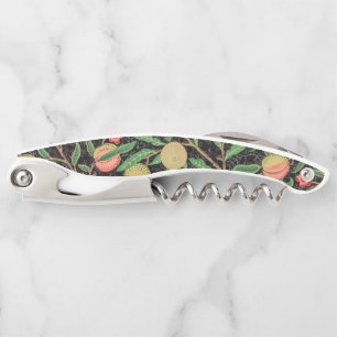Tire-bouchon Schéma floral de la grenade à fruits William Morri
