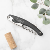 Script moderne Groomsman personnalisé Waiter's Cor