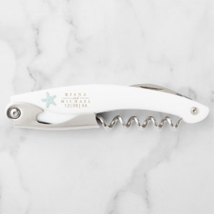 Tire-bouchon Seam Beach Wedding Starfish ID837