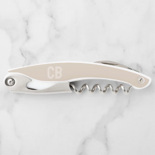 Tire-bouchon Tendance Couleur doux Taupe personnalisé Waiter's 