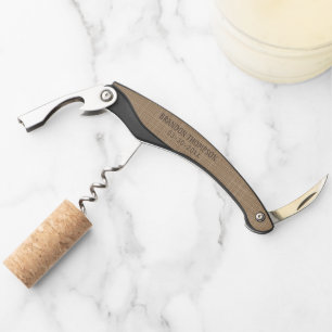 Tire-bouchon Tissu beige chic de classe taupe marron
