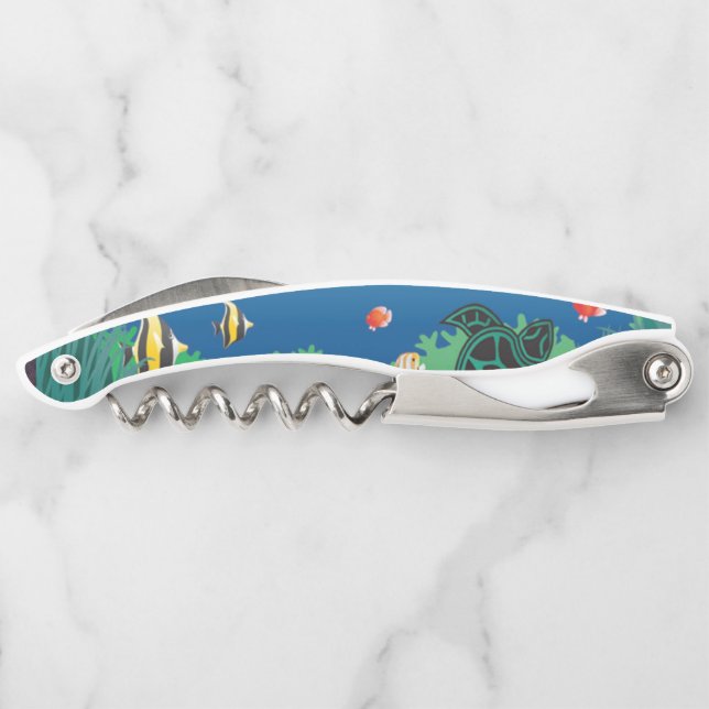 Tire-bouchon Tortue de mer verte (Dos)