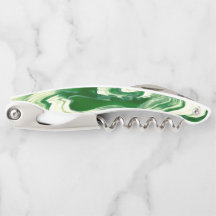 Tourbillon vert et blanc