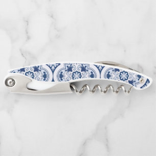 Tire-bouchon Tuile bleue portugaise