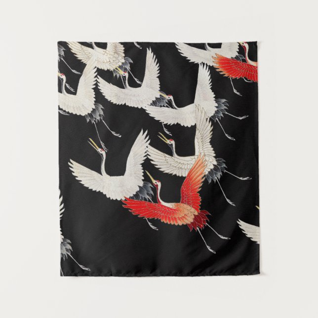 Tire ! Impression en bois japonais. Tenture (Devant)