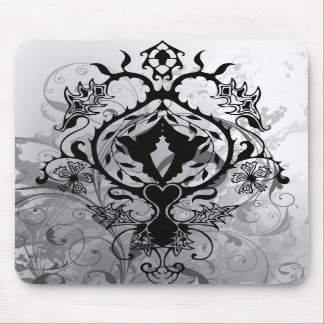 Tiré par la main : Tapis de souris de colombe de