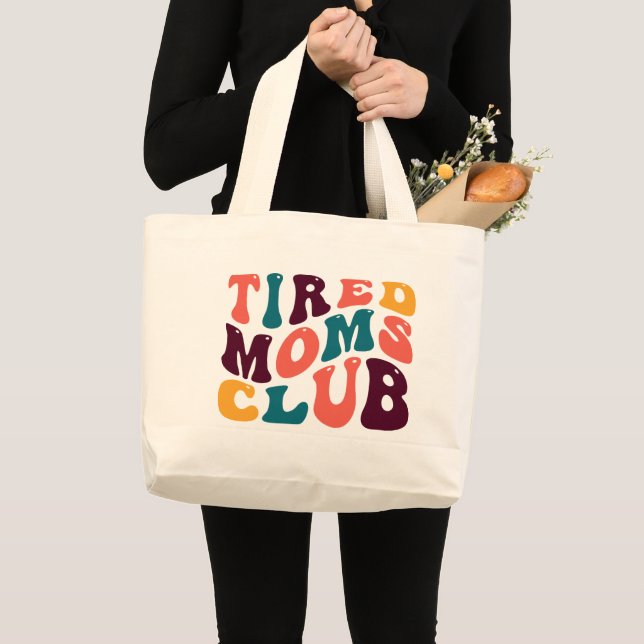Tired Mamas Club Parco Civico-Ciani Jumbo Stoffbeutel (Vorderseite (Produkt))