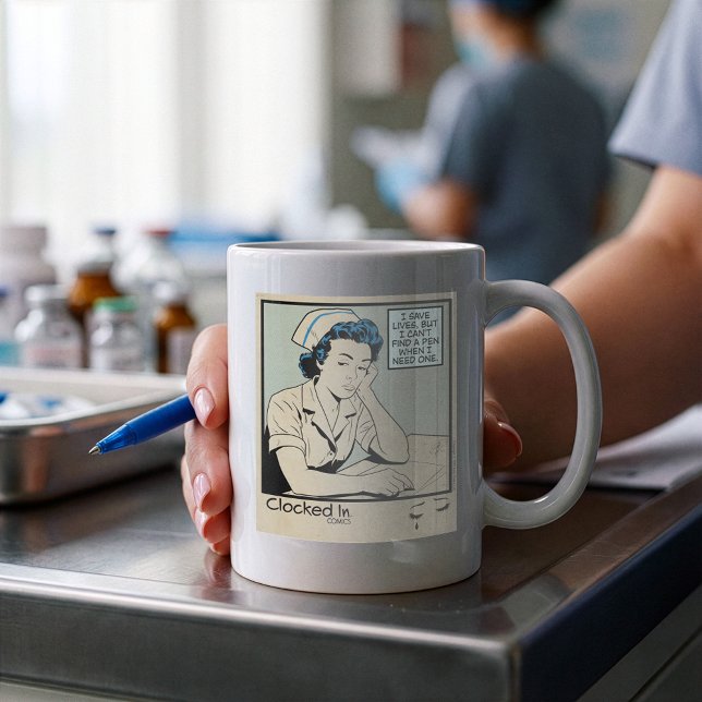 Tired Nurse Gift for RN, LPN, Healthcare Workers Kaffeetasse (Von Creator hochgeladen)