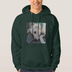 Tired St Patricks Day Hund mit grünem T - Shirt