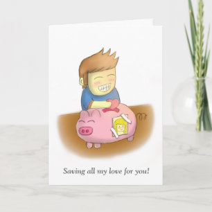 Tirelire "Garde ton amour pour toi" Carte de la Sa