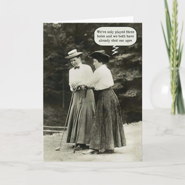 Tirer Notre Carte De Golf Age (Devant)