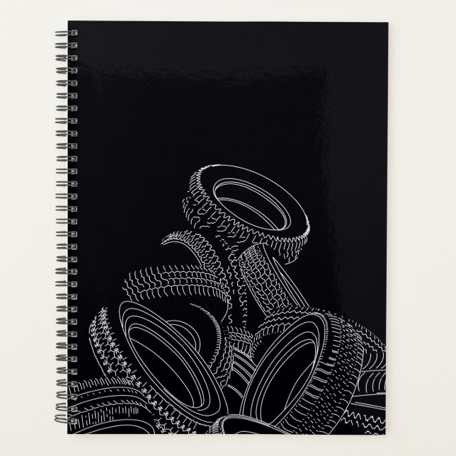 Tires Planner Calendar Notebook (Devant)