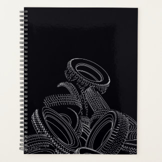 Tires Planner Calendar Notebook Planer