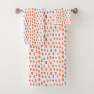 Tirets de corail oranges
