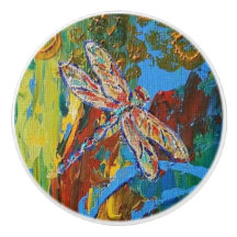 tirette à boutons libellules