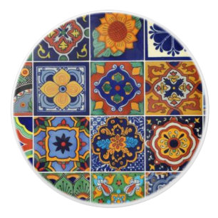 Tiroir Talavera Carrelage Image Céramique Poignée