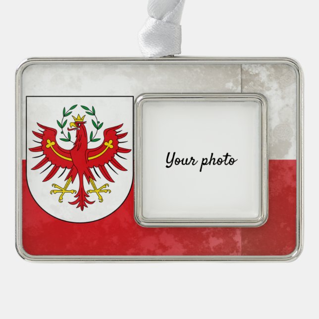 Tirol Rahmen-Ornament Silber (Vorderseite)