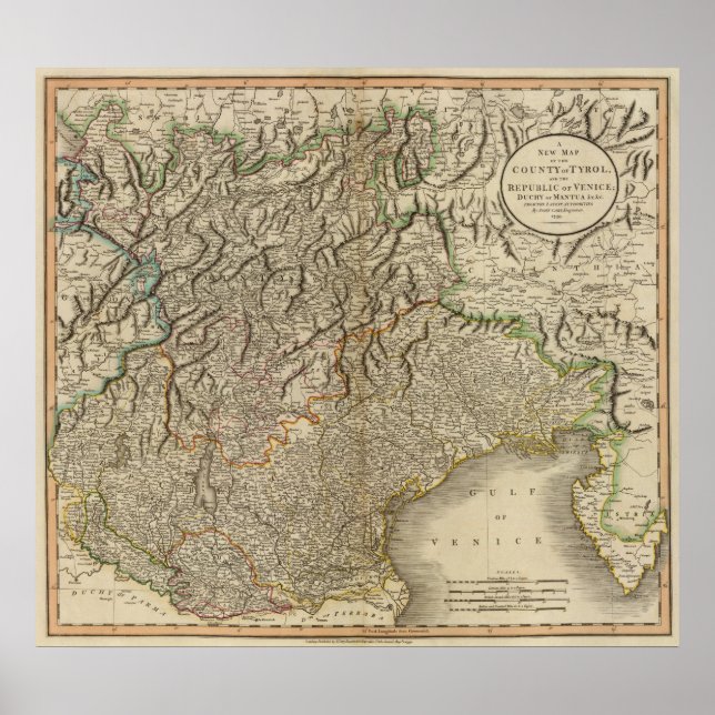 Tirol, Venedig, Mantua Poster (Vorne)