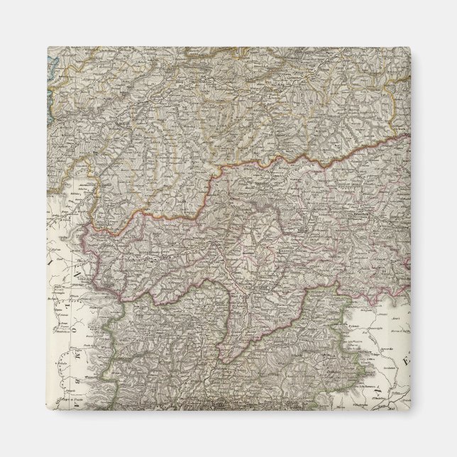 Tirol, Voralberg, Liechtenstein Magnet (Vorne)