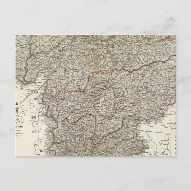 Tirol, Voralberg, Liechtenstein Postkarte (Vorderseite)