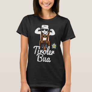 Tiroler Bua Tirol Cooler Lausbua Lederhose T-Shirt