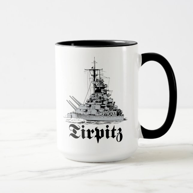 Tirpitz Matrosen Tasse (Rechts)