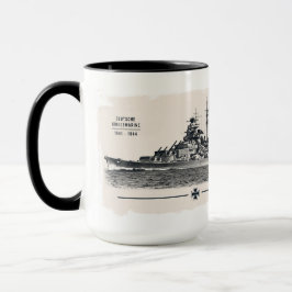 Tirpitz-Schlachtschiff-Tasse Tasse