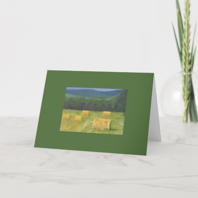 Tirrell Haystacks Carte de voeux d'anniversaire (Devant)