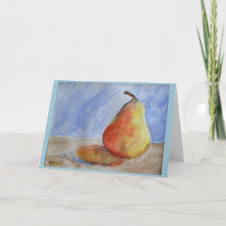 Tirrell "Pear in Watercolor" Geburtstagsgrüße Karte