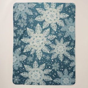 Tirrinia Snowflake Design Sherpadecke
