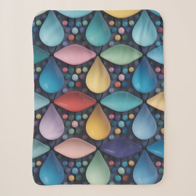 Tirta Drop-Mosaik Sherpadecke (Vorderseite)