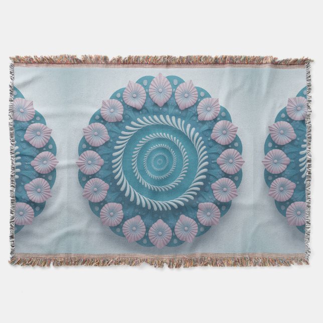 Tirta Spiral Mandala Decke (Vorderseite)