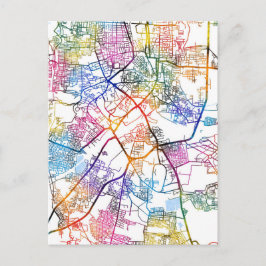 Tiruchirappalli Tamil Nadu City Map Postkarte