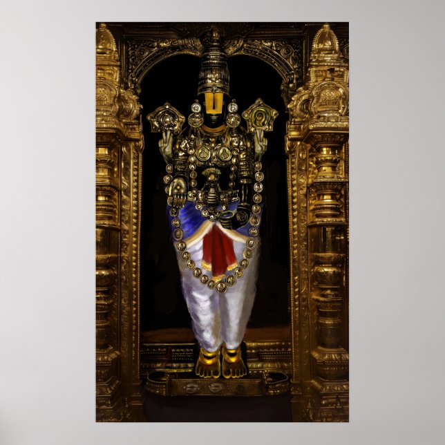 Tirupati Venkateshwara Poster Swamy (Devant)