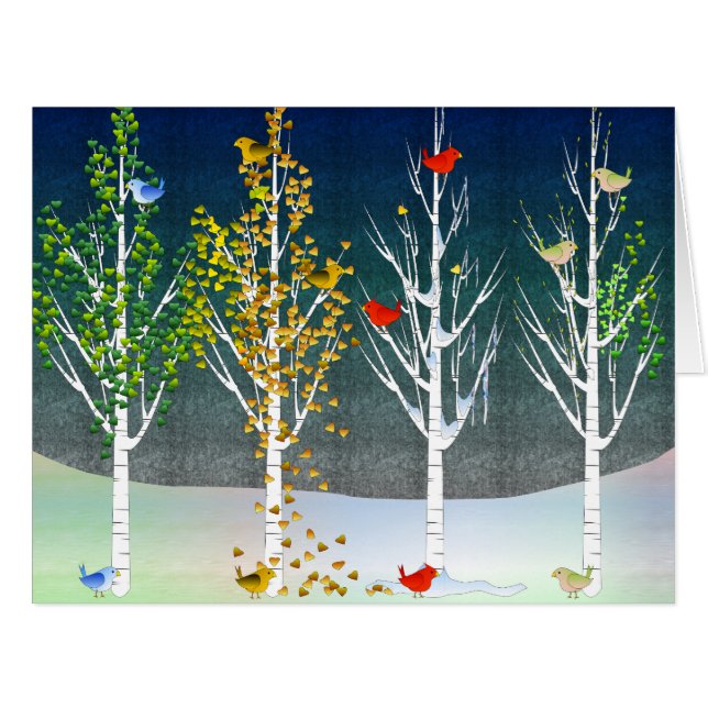 'tis die sortierte Karte der Jahreszeit Riese (Vorderseite (Horizontal))