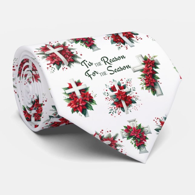 Tis The Reason For The Season Krawatte (Gerollt)