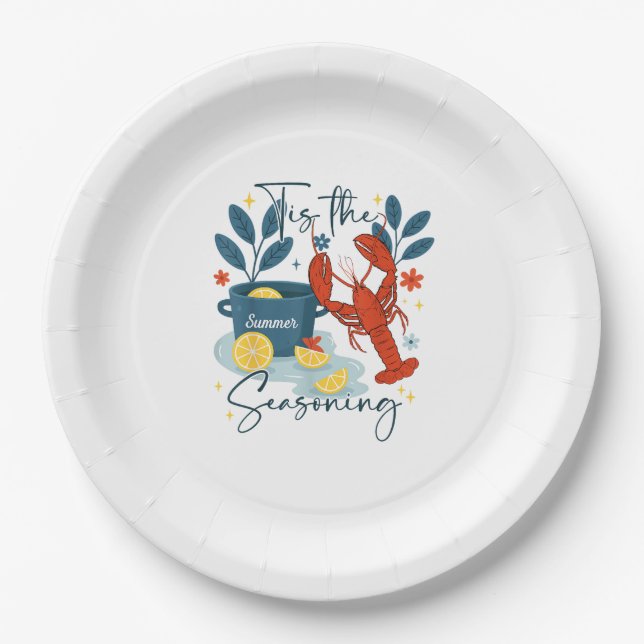 Tis The Season Christmas Quote Pappteller (Vorderseite)