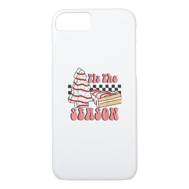Tis The Season Christmas Tree Groovy Retro Debbie  Case-Mate iPhone Hülle (Rückseite)